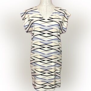 Marie Oliver Abstract Print Shift Dress Size M